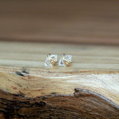 Herkimer Diamond Studs - As Seen On The Small Things Blog &amp; Baby Daddy