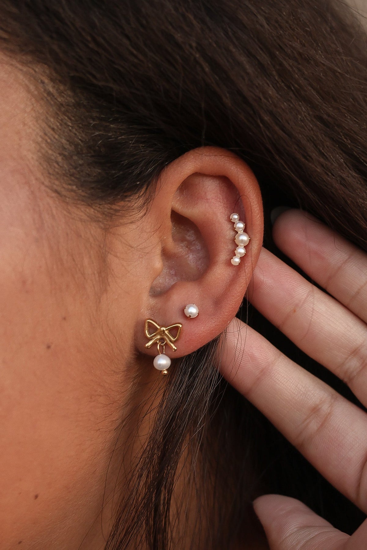 Jane Bow Earring