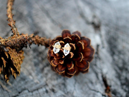 Herkimer Diamond Studs - As Seen On The Small Things Blog &amp; Baby Daddy