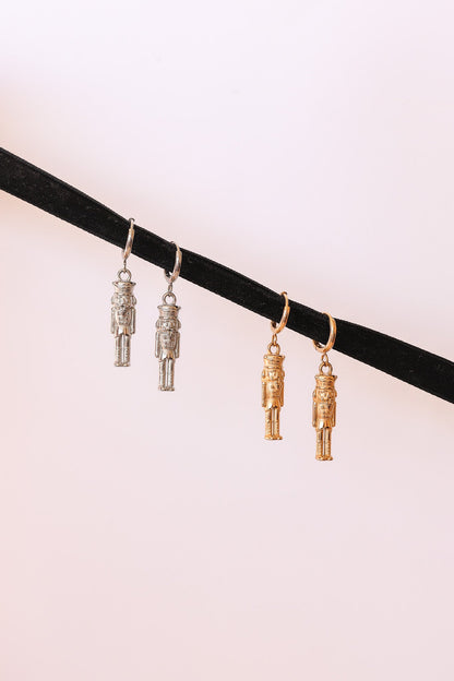 Nutcracker Huggie Hoop