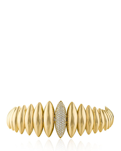Marquise Shape Link Bracelet