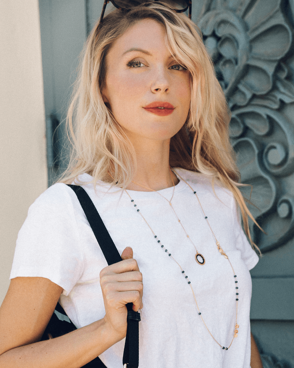 Black Spinel Necklace Layering SetWe paired our black spinel mini circle Y-necklace with our long black spinel gold layering chain.
Mini Circle Y Necklace made with Black Spinel gemstones- 20-22" lonNecklace/Earring KitPARKEN JEWELRYVettedArcBlack Spinel Necklace