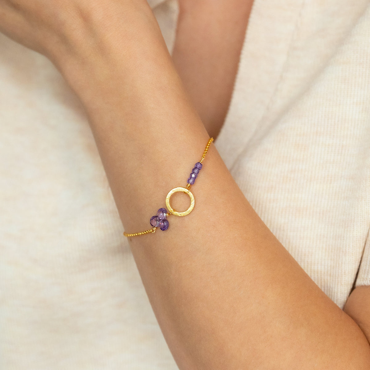 Amethyst Solara Bracelet