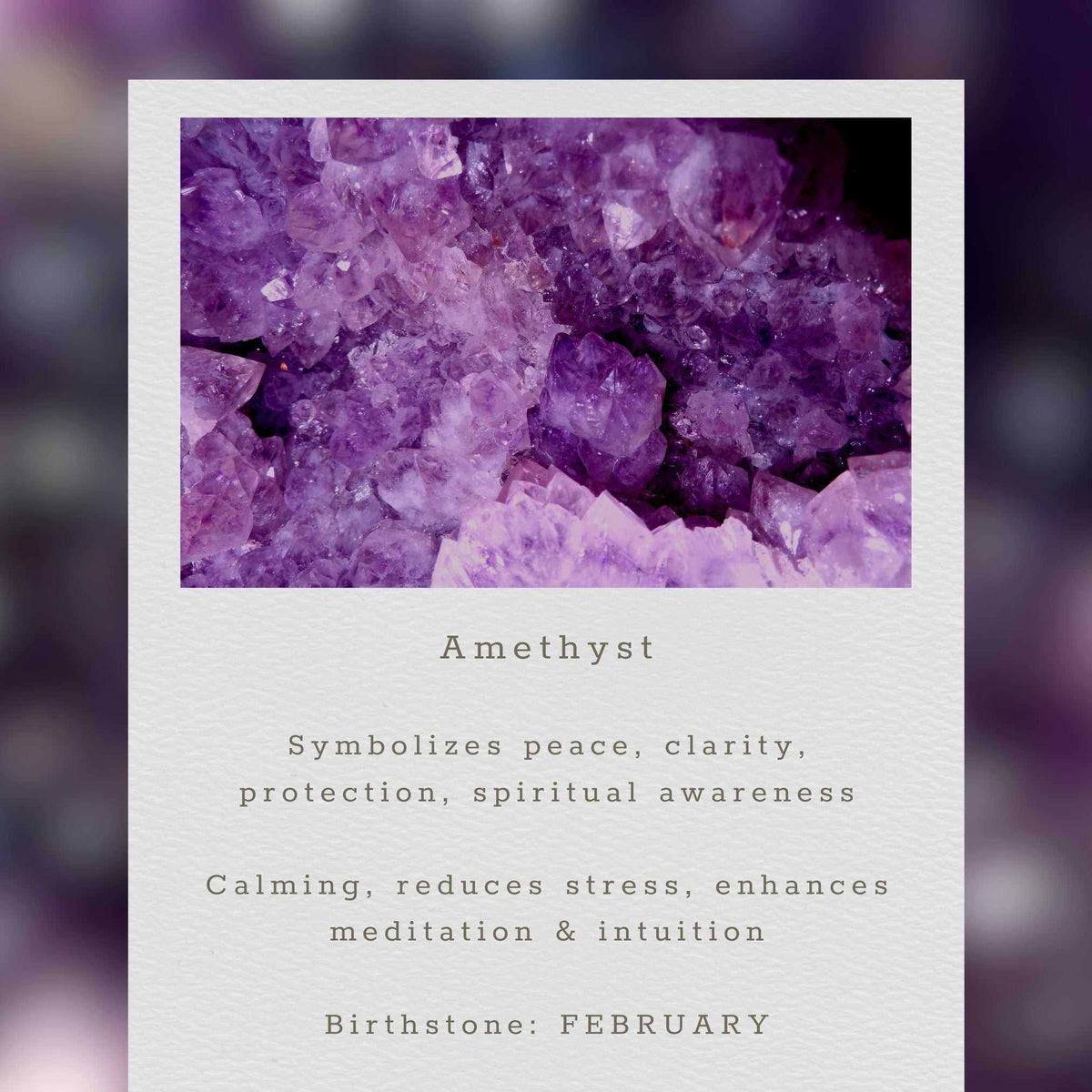 Amethyst Halo NecklaceThe Halo collection was our very first one. Intended to symbolize the intricate, universal energy woven within us all. This beautiful necklace is ultra lightweight aNecklacesPARKEN JEWELRYVettedArcAmethyst Halo Necklace