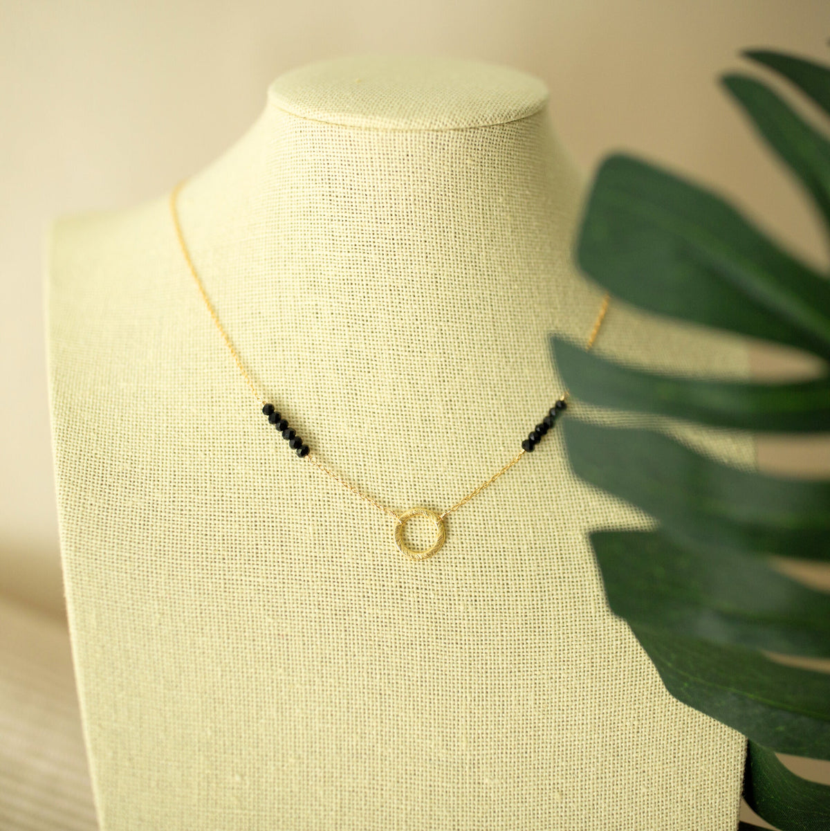 Black Spinel Solara Necklace