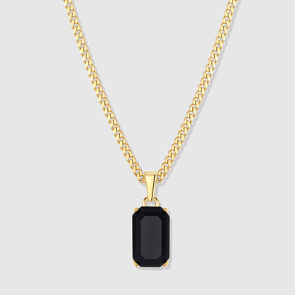 Black Onyx Stone Pendant