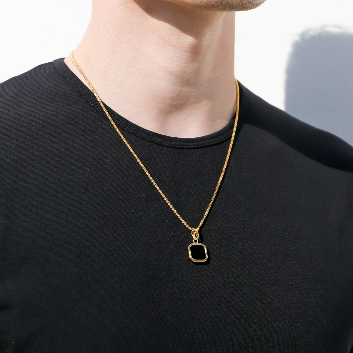 Black Onyx Pendant Set