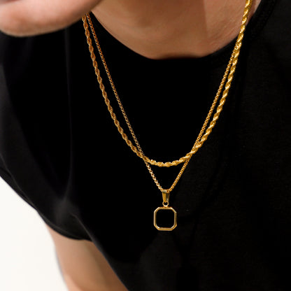 Black Onyx Pendant Set