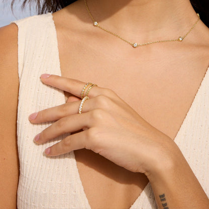 Gold Filled Dot Ring