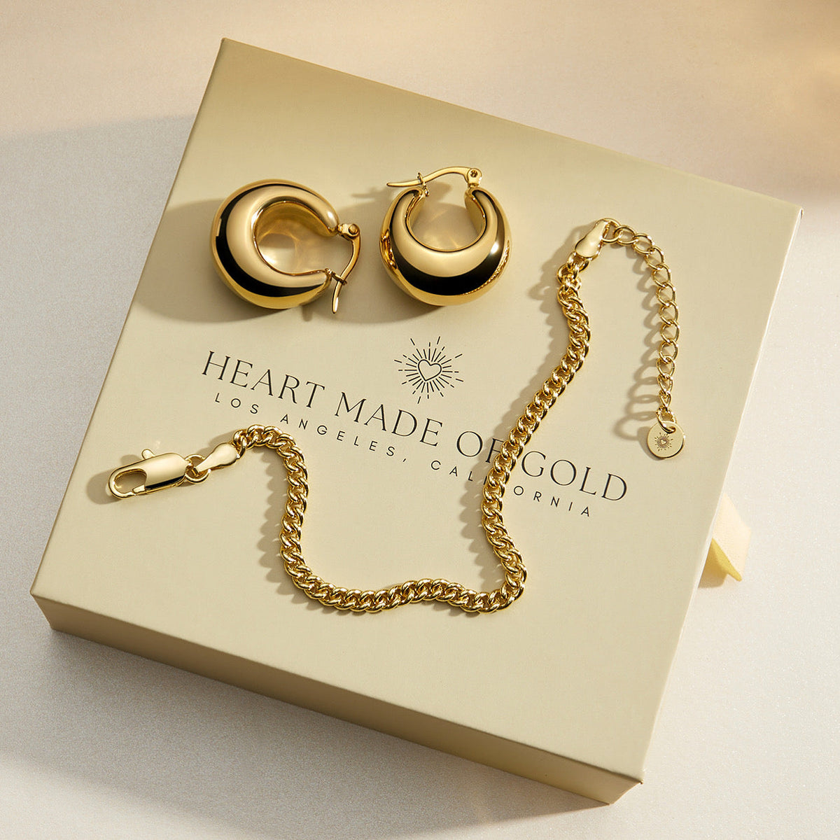 Gold Filled Curb Chain Bracelet