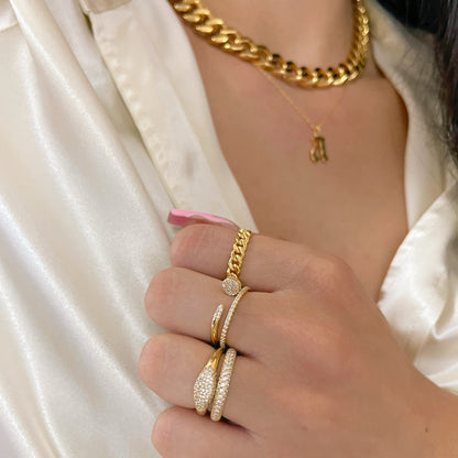 Large Curb Chain Ring