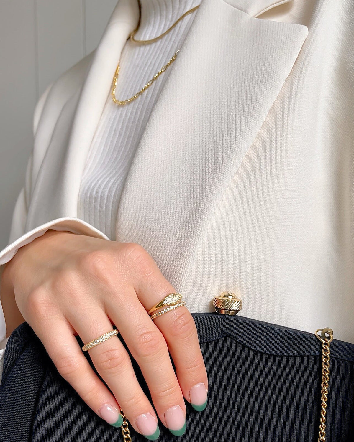 Pave Diamond Band