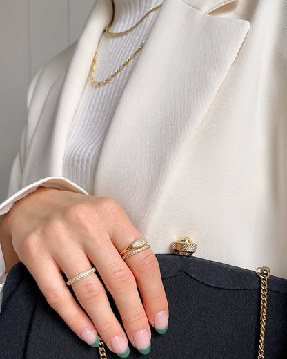 Pave Diamond Band