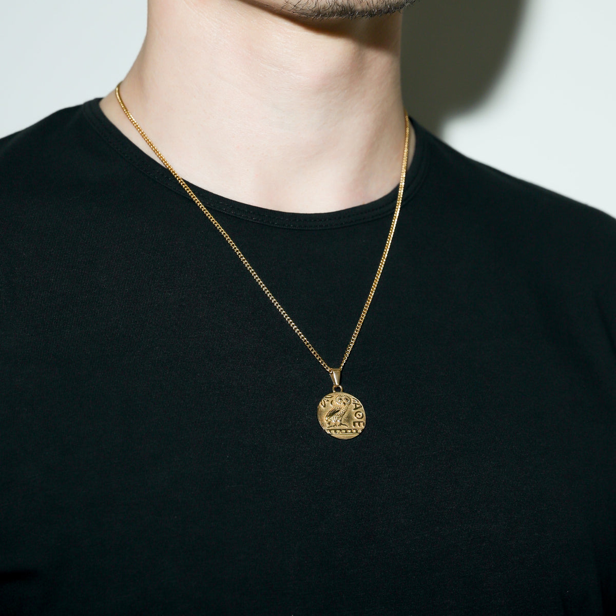 Greek Owl Pendant