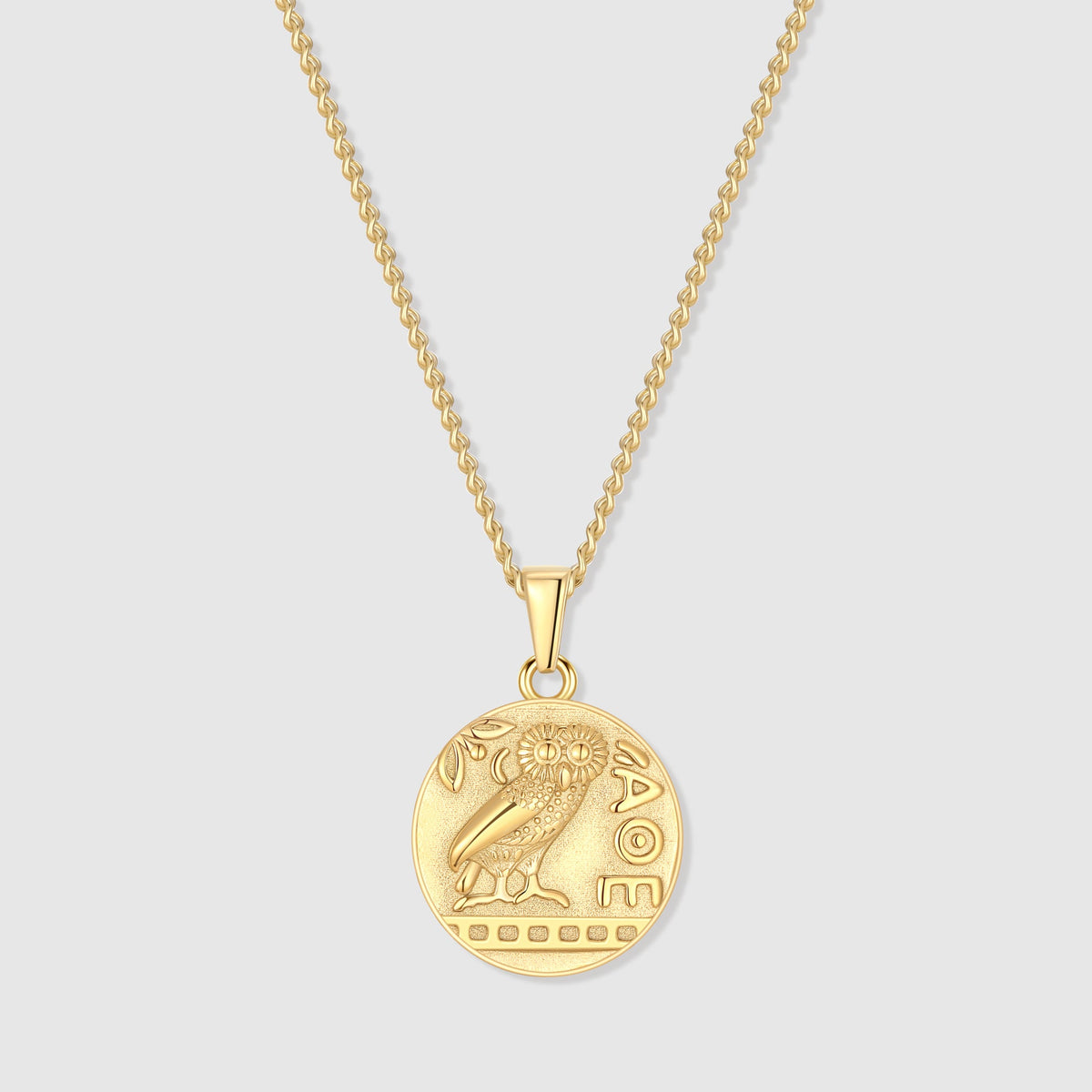 Greek Owl Pendant