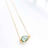 Green Amethyst Minimalist NecklaceSimple, gold necklace with beautiful green amethyst bezel set gemstones. Great for layering.- 16-18" long- Spring ring clasp- 14k gold plated fine Italian sterling sNecklacesPARKEN JEWELRYVettedArcGreen Amethyst Necklace
