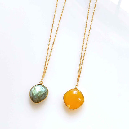 Labradorite PendantThe perfect, wear-with-everything, layering pendant. Indulge yourself with this exquisite, handmade Labradorite pendant. Crafted in 14k gold plated over fine ItalianNecklacesPARKEN JEWELRYVettedArcLabradorite Pendant
