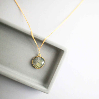 Labradorite PendantThe perfect, wear-with-everything, layering pendant. Indulge yourself with this exquisite, handmade Labradorite pendant. Crafted in 14k gold plated over fine ItalianNecklacesPARKEN JEWELRYVettedArcLabradorite Pendant