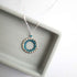 London Blue Quartz Halo Mini Silver PendantThe Halo collection was our very first one. Intended to symbolize the intricate, universal energy woven within us all. This beautiful necklace is ultra lightweight aNecklacesPARKEN JEWELRYVettedArcLondon Blue Quartz