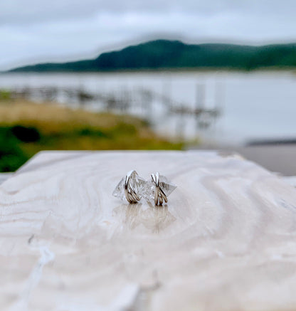 Herkimer Diamond Studs - As Seen On The Small Things Blog &amp; Baby Daddy