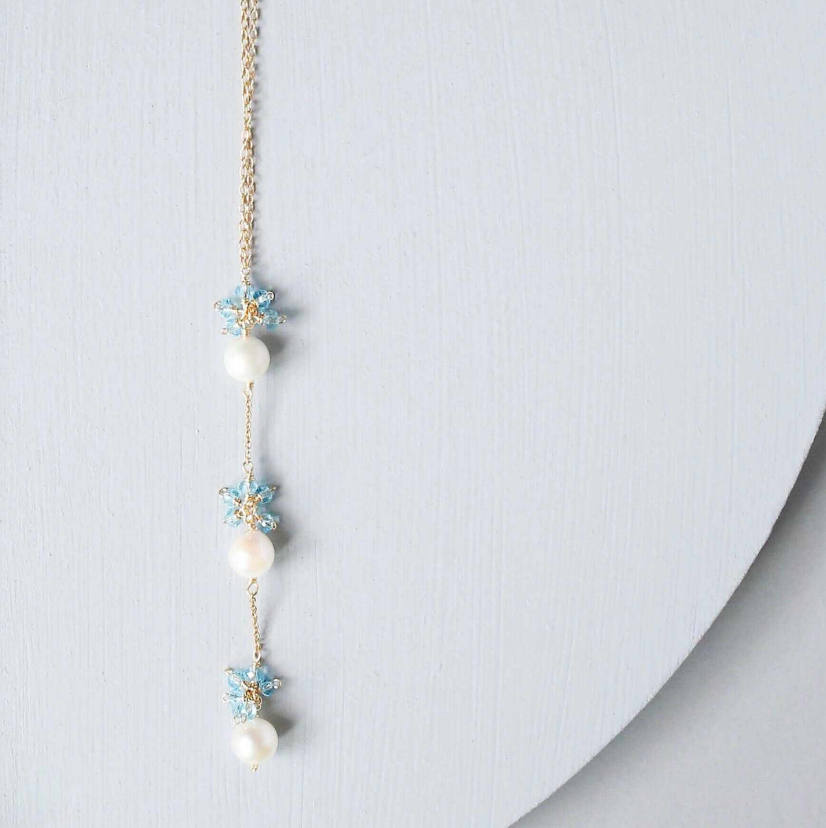 Pearl And Gemstone Necklace CollectionPearls are said to have a calming affect on the wearer and the more stress relief we can get, the better.
Aquamarine has calming properties and is linked to happinesNecklacesPARKEN JEWELRYVettedArcPearl And Gemstone Necklace
