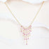 Pink Tourmaline Mini Fringe NecklaceNecklaces that demonstrates the charming side of fringe, crafted with Pink Tourmaline and Champagne Quartz gemstones. Measuring 16-18" in length with a 2" extender cNecklacesPARKEN JEWELRYVettedArcPink Tourmaline