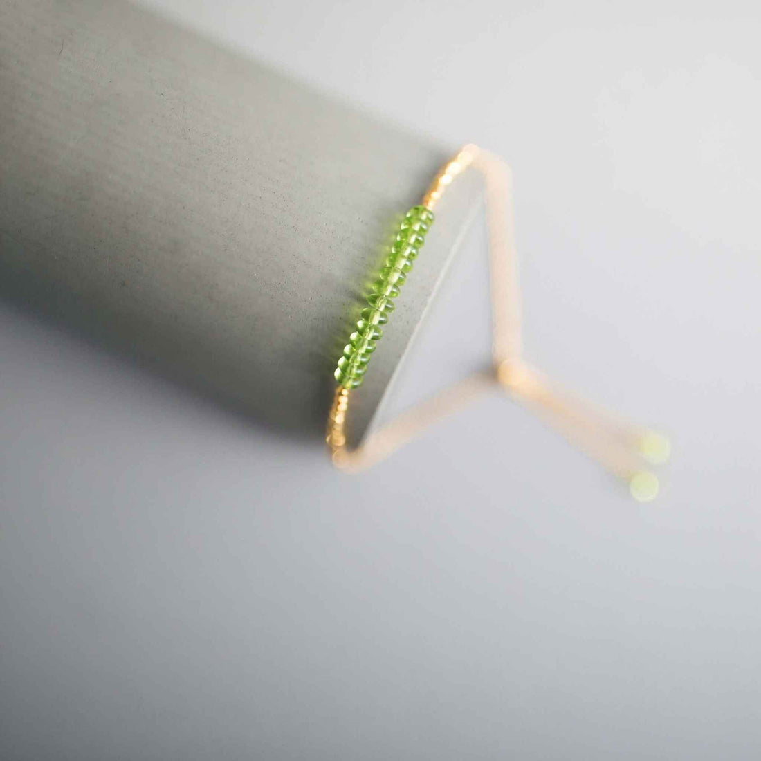 Peridot Adjustable Stacking BraceletOur super simple bracelets are the ultimate arm candy and completely adjustable to fit anyone. Gorgeous alone or stacked. We&