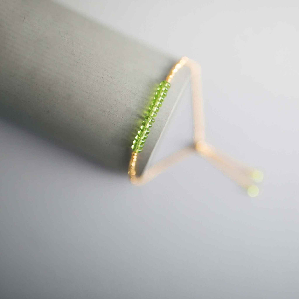 Peridot Adjustable Stacking BraceletOur super simple bracelets are the ultimate arm candy and completely adjustable to fit anyone. Gorgeous alone or stacked. We&