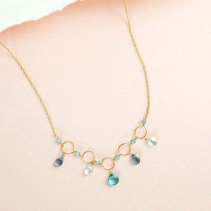 Rose Quartz Gemstone Mini Sparkler NecklaceDelicate, handmade gemstone chain.
- Rose Quartz gemstones- 16 - 18" long with 2" extender- Spring ring clasp- 14k gold plated fine Italian sterling silver- Gift boxNecklacesPARKEN JEWELRYVettedArcRose Quartz Gemstone