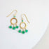 Green Onyx Mini Boho EarringsInspired by dream catchers, these boho minis are ready-to-wear with anything. 
- Green Onyx gemstones- 1.5" long- French Hooks- 14k gold plated over .925 Italian finEarringsPARKEN JEWELRYVettedArcGreen Onyx Mini Boho Earrings