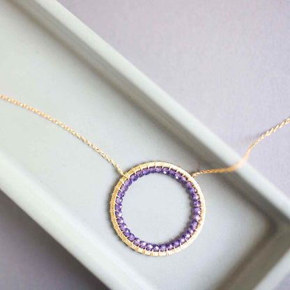 Amethyst Halo Jewelry SetThe Halo collection was our very first one. Intended to symbolize the intricate, universal energy woven within us all. This beautiful set is ultra lightweight and peNecklace/Earring SetPARKEN JEWELRYVettedArcAmethyst Halo Jewelry Set
