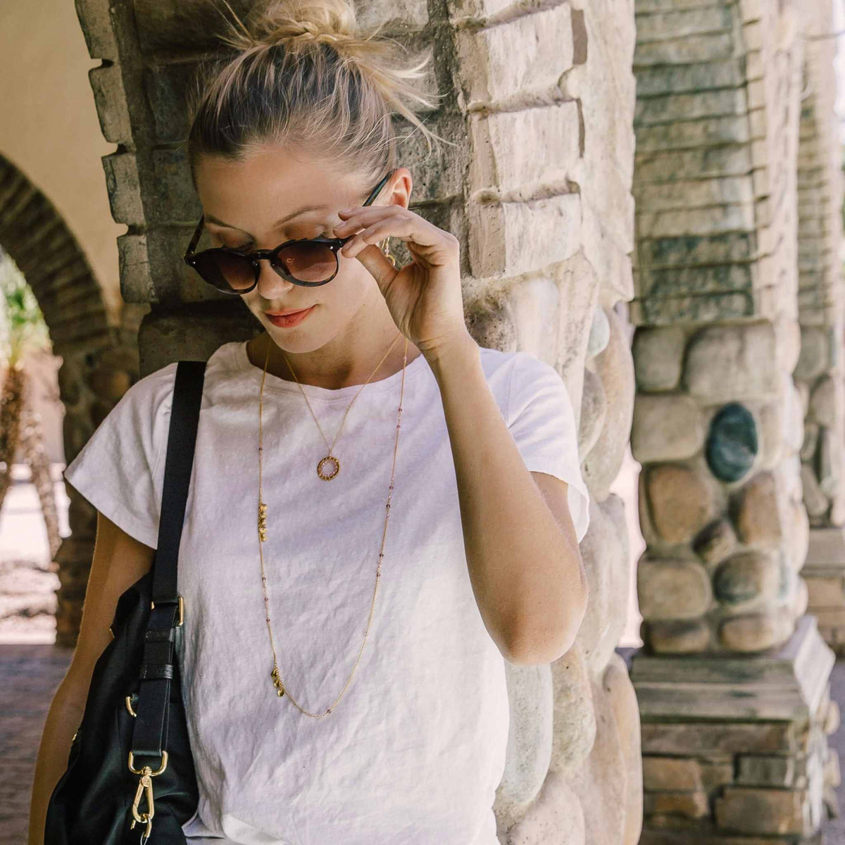 Rose Quartz Halo Mini Gold PendantThe Halo collection was our very first one. Intended to symbolize the intricate, universal energy woven within us all. This beautiful necklace is ultra lightweight aNecklacesPARKEN JEWELRYVettedArcRose Quartz Halo
