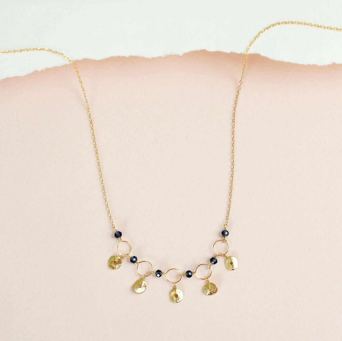 Orange Chalcedony Mini Chain Loop NecklaceDelicate, handmade gemstone chain.
- Orange Chalcedony gemstones- 16 - 18" long with 2" extender- Spring ring clasp- 14k gold plated fine Italian sterling silver- GiNecklacesPARKEN JEWELRYVettedArcOrange Chalcedony Mini Chain Loop Necklace