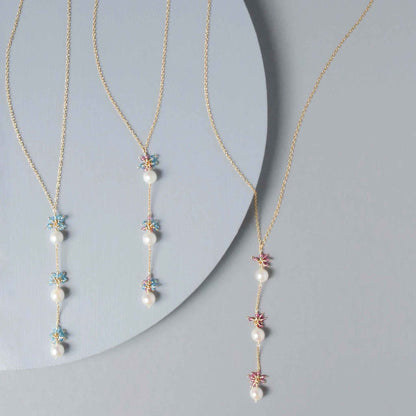 Pearl And Gemstone Necklace CollectionPearls are said to have a calming affect on the wearer and the more stress relief we can get, the better.
Aquamarine has calming properties and is linked to happinesNecklacesPARKEN JEWELRYVettedArcPearl And Gemstone Necklace