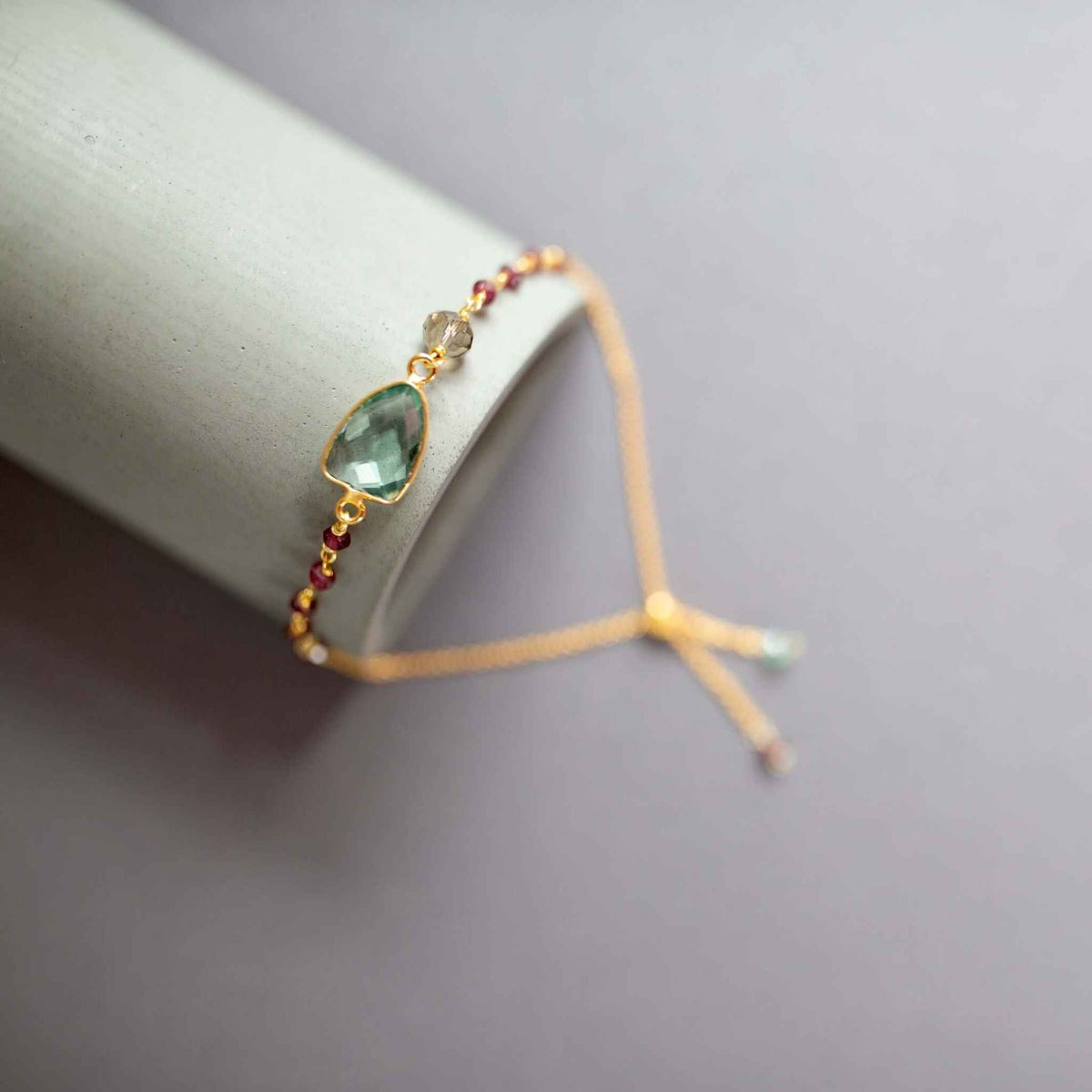 Bracelet Set: Green Amethyst and Red JadeOur easy stacking bracelet sets are completely adjustable so they fit everyone. Made with sparkling bezel gemstones and tiny stone accents. We love the beautiful tonBracelet SetPARKEN JEWELRYVettedArcBracelet Set