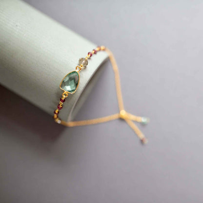 Bracelet Set: Green Amethyst and Red JadeOur easy stacking bracelet sets are completely adjustable so they fit everyone. Made with sparkling bezel gemstones and tiny stone accents. We love the beautiful tonBracelet SetPARKEN JEWELRYVettedArcBracelet Set