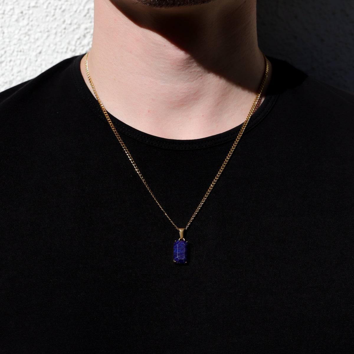 Lapis Lazuli Stone Necklace Set