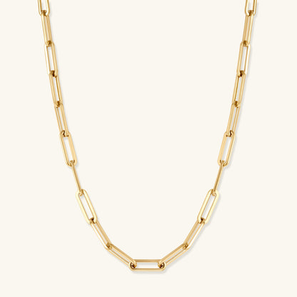 Large Paperclip Necklace