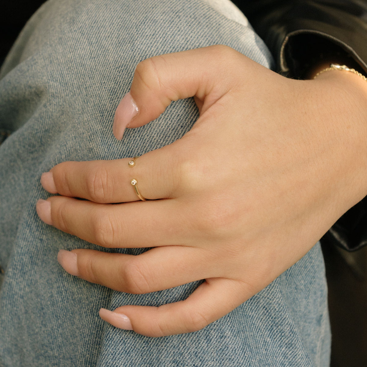 Open Bezel Ring