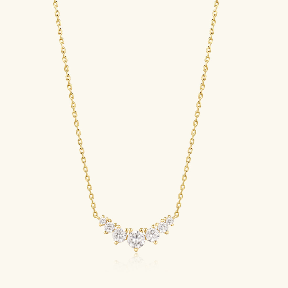 Cluster Diamond Necklace