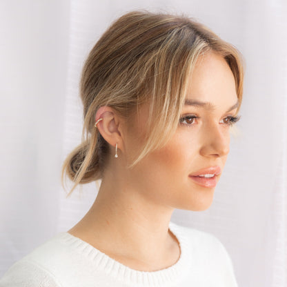 Pear Drop Hoops