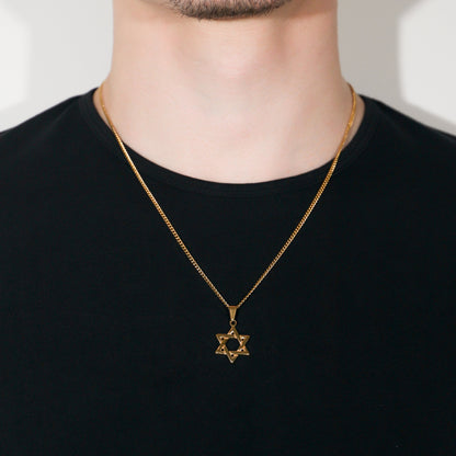 Star of David Pendant Set